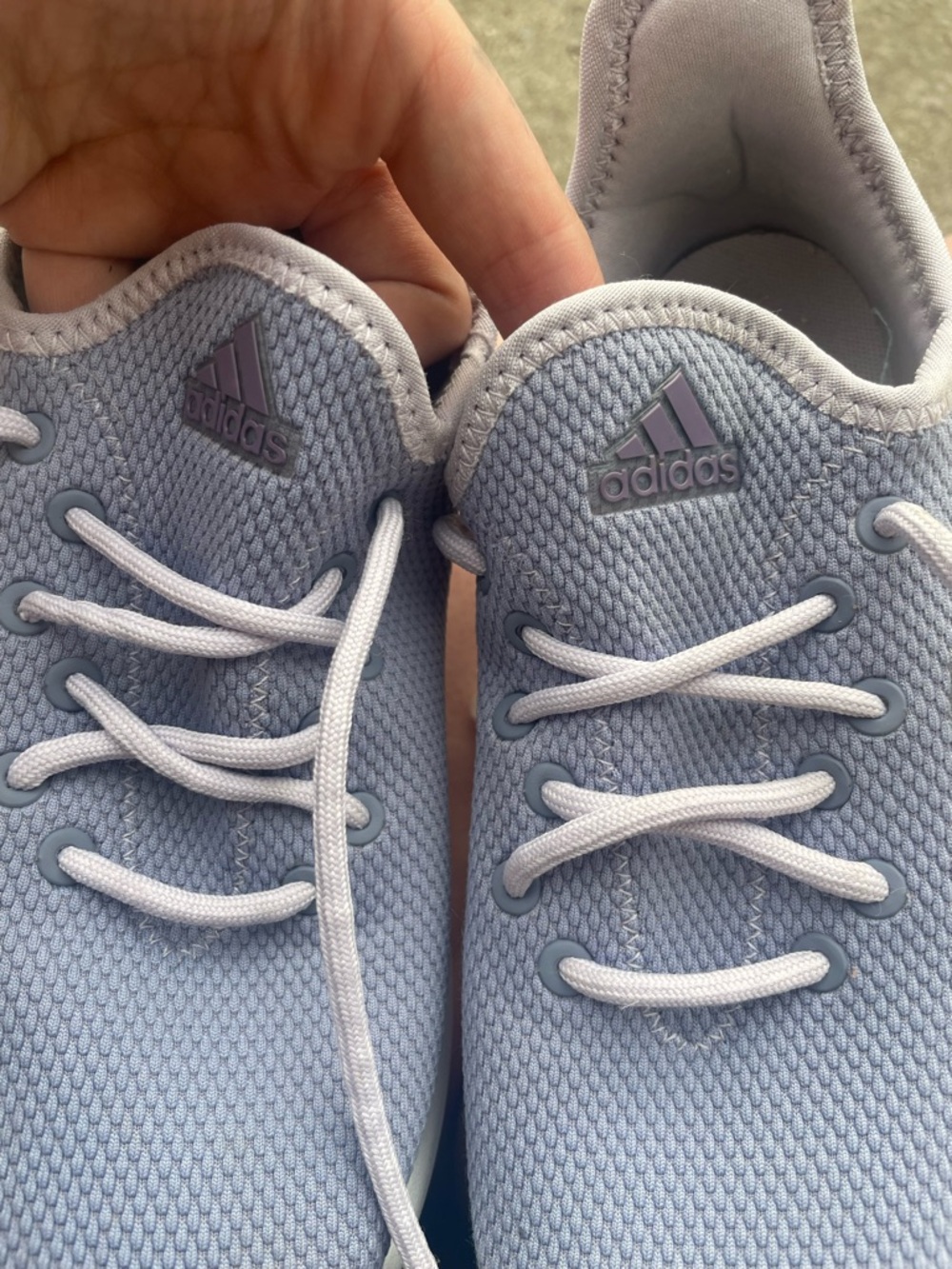 adidas Kids Lavender Slip-On Sneakers with White Sole - Picture 4 of 4